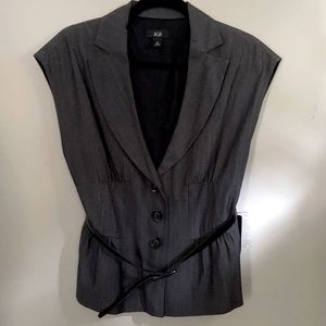 AGB Sleeves Belted Jacket Top